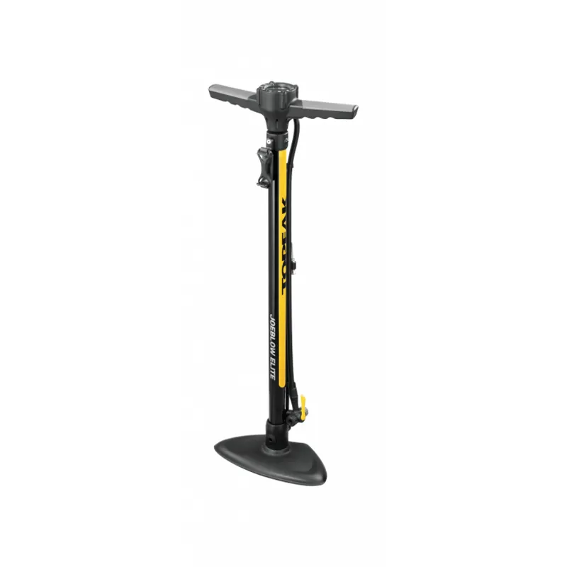 Topeak JoeBlow Elite Floor Pump in Black/Yellow